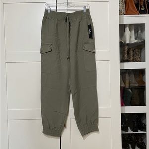 Green joggers